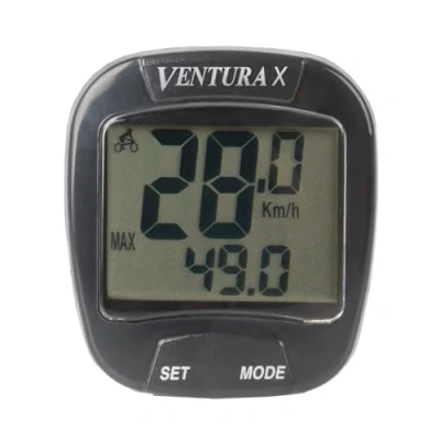 Afbeelding van Fietscomputer Ventura X 10 functies zwart