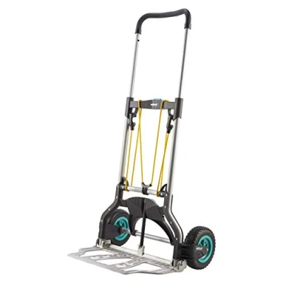 Afbeelding van wolfcraft 5503000 TS 850 Offroad opvouwbare steekwagen voor tuin en buitenterrein maximale belasting 100 kg