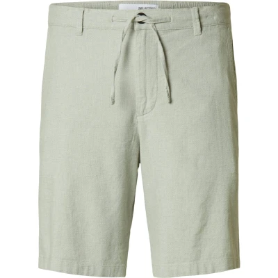 Afbeelding van Selected Homme Slhregular Brody Shorts, Heren, Maat: Small, Iceberg green