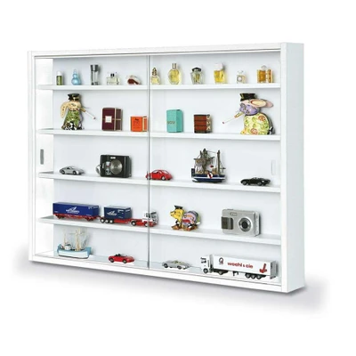 Image de Vitrine Compilati blanche 60x80x9,5 cm Blanc Mélamine