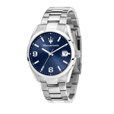 Afbeelding van Maserati Attrazione Horloge, Heren, Maat: One Size, Silber
