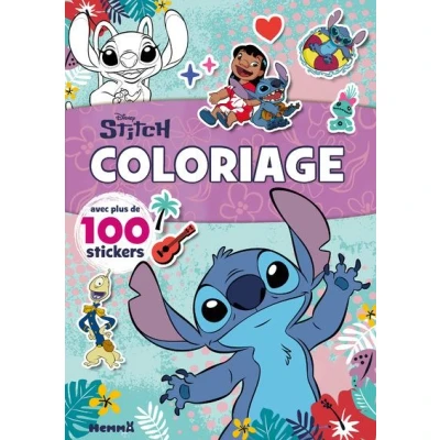 Image de Disney Stitch Coloriage avec plus de 100 stickers