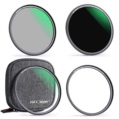 Afbeelding van K&amp;F Concept Nano X Magnetische filterset voor ringlens, adapter, UV, CPL, ND1000 (77 mm, magnetisch)