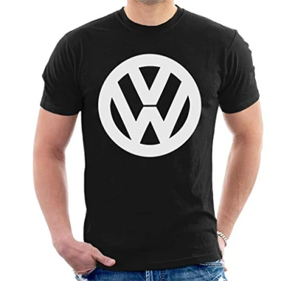 Afbeelding van Volkswagen Classic White VW Logo T shirt voor heren, zwart., M