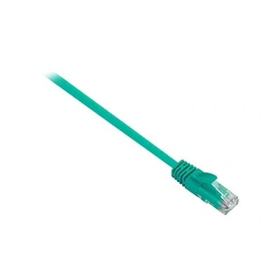 Image de V7 Cordon de raccordement RJ 45 (M) pour 10 m UTP CAT 6 moulé, sans crochet vert