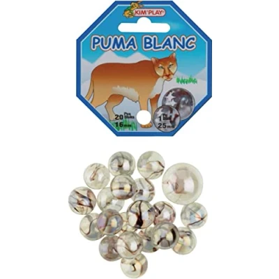 Afbeelding van KIM&#039;PLAY 20 + 1 Witte Puma ballen