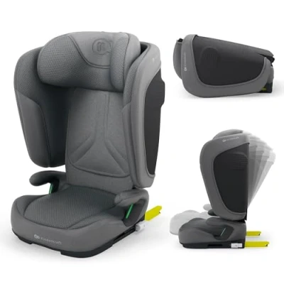 Afbeelding van Kinderkraft UNITY 2 Autostoel Voor kinderen van 100150 cm (3,512 jaar) Met ISOFIX, Slaapstand en SPS + H GUARD Opvouwbaar, Luchtcirculatiesysteem, Verwijderbare Bekleding Groen