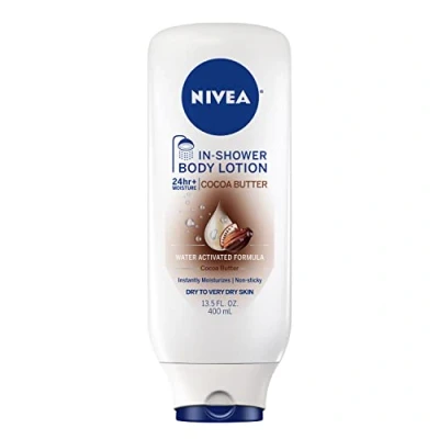 Afbeelding van NIVEA Cocoa Boter In Shower Body Lotion Niet plakkerig voor de droge huid 13,5 oz
