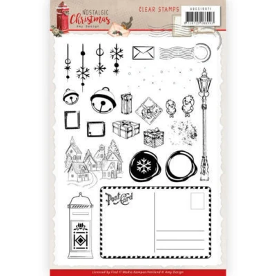 Afbeelding van Clear Stamps Nostalgic Christmas by Amy Design
