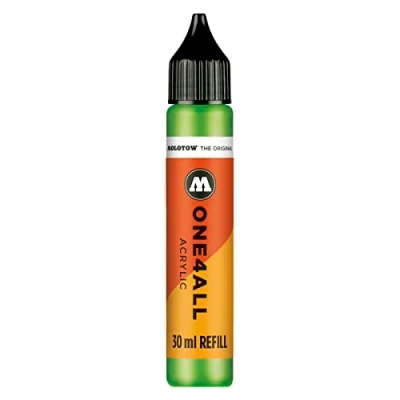 Afbeelding van Molotow ONE4ALL™ 30ml groene navul Inkt op acrylbasis