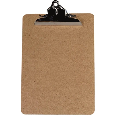Afbeelding van Seco klembord A4+ Masonite hout grote heavy duty clip SE W1104 A4 SS