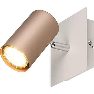 Afbeelding van TRIO MARLEY Spot Mokka excl. 1x GU10 4,9 W Wand en plafondmontage