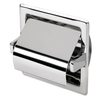 Afbeelding van Geesa standard hotel collection closetrolhouder met klep