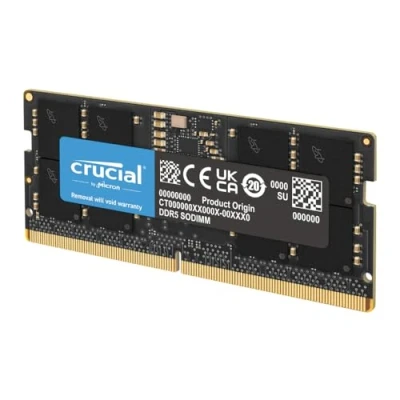 Image de Crucial DDR5 module 16 Go SO DIMM 262 broches 2400 MHz / PC5 38400 CL40 1.1 V mémoire sans tampon non ECC