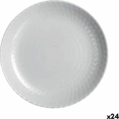 Afbeelding van Dessertbord Luminarc Pampille Granit Grijs Glas 19 cm Strips (24 Stuks)