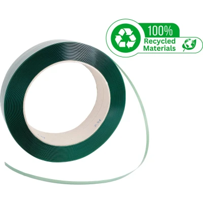 Afbeelding van Pet Band 19mm X 1.0mm 1000mtr. Kern:406mm Groen (1 Rol)