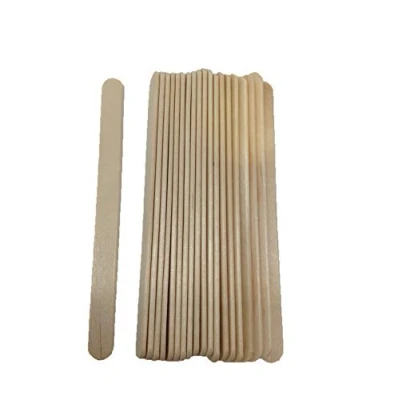 Image de 20 Spatules fine en bois pour épilation à la cire, visage et parties sensibles