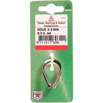 Afbeelding van Kous 2 3mm rvs 2st Deltafix