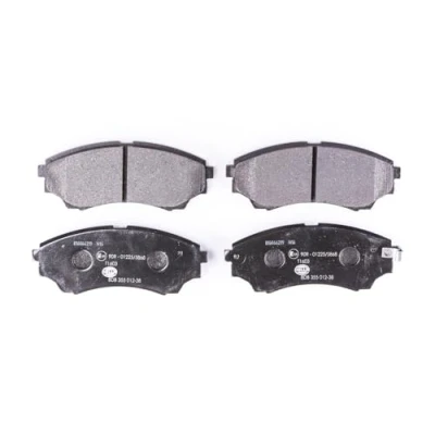 Afbeelding van HELLA 8DB 355 012 381 Remblokkenset Met akoestische slijtagewaarschuwing FORD: Ranger Mk2, MAZDA: BT 50 Pickup, Platform/Chassis