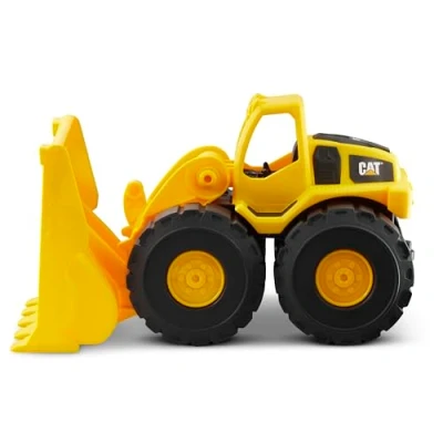 Afbeelding van Cat ToysOfficial Bouwvoertuig met wiellader, voor binnen en buiten, vrijloop beweegbare schep, kinderen vanaf 3 jaar, geel