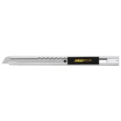 Image de Cutter et lame inox Olfa &quot;silver&quot; sécable 9mm