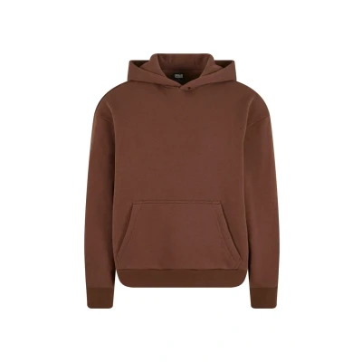 Afbeelding van Urban Classics Hoodie, Heren, Maat: 5XL, Chocolatebrown