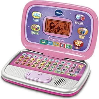 Afbeelding van Laptop Vtech Ordi Genius Kid Educatief speelgoed Roze Interactief Frans (FR)