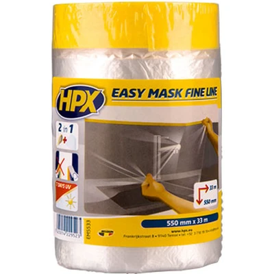 Afbeelding van HPX Easy Mask Film Fine Line 550MM x 33MTR Schildersbenodigdheden