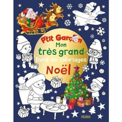 Afbeelding van MON TRES GRAND LIVRE DE COLORIAGES NOEL