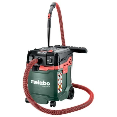 Afbeelding van Metabo ASA 30 M PC 602087000 Nat en droogzuiger Set van 1 stuk 1200 W l Stofklasse gecertificeerd, Antistatisch