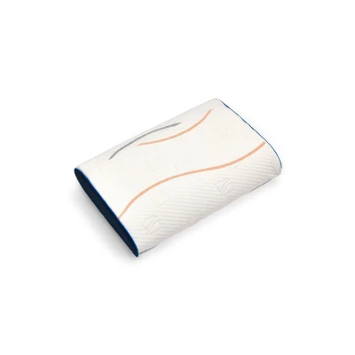Afbeelding van Pillow You Blauw Traagschuim hoofdkussen Ergonomisch Geschikt voor rug en zijslapers Soft / Medium firmheid Wasbare tijk op 60 graden Ventilerend Anti allergeen 3 jaar garantie