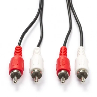 Afbeelding van Tulp kabel Nedis 2 meter (Stereo)