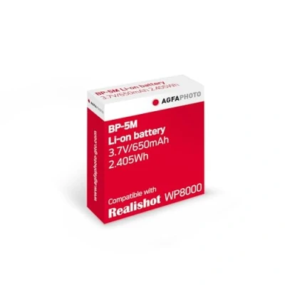 Afbeelding van Agfa Photo Batterie Li ion BL 5B 3.7V / 700mAh 2.59Wh Conçue pour le Compact DC8200