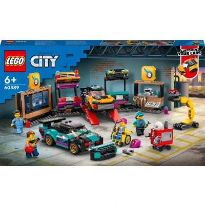 Afbeelding van Lego City Great Vehicles 60389 Garage Aanpas Auto