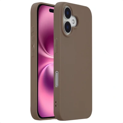 Afbeelding van imoshion Hoesje Geschikt voor iPhone 16 Color Backcover Bruin