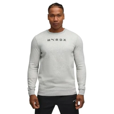 Afbeelding van PUMA x HYROX Heavyweight top met ronde hals voor Heren, Grijs, Maat S
