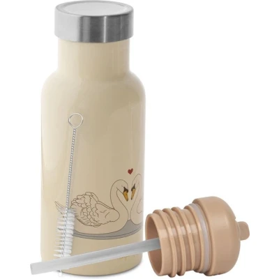 Afbeelding van Konges Sløjd Thermo Drinkfles Swan Beige