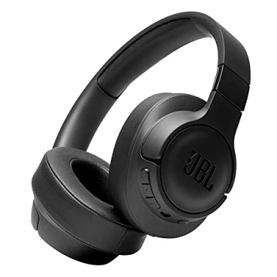 Afbeelding van JBL Tune 710BT draadloze over ear hoofdtelefoon Bluetooth met microfoon, 50H batterij, handsfree bellen, draagbaar (zwart)