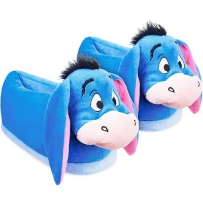 Afbeelding van Disney Damespantoffels, pluche, volwassenen, grappig, cadeau idee, Stitch, Iejoor, Baby Yoda