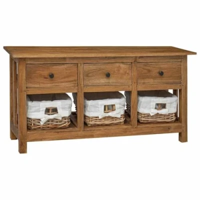 Afbeelding van Dressoir 100x30x50 cm massief gerecycled hout