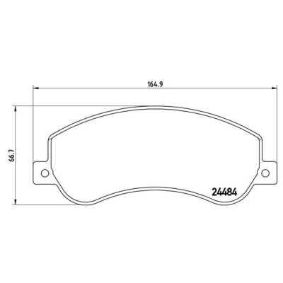 Afbeelding van MAGNETI MARELLI 363700424064 Remblokkenset Incl. slijtage waarschuwingscontact Met remzadelschroef FORD: Transit Mk6 Van