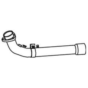 Afbeelding van DINEX 48153 Uitlaatpijp 490 Vooras links 65 Euro 5
