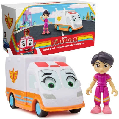 Afbeelding van Disney Firebuds Core Vehicle Violet En Axl 1 stuk