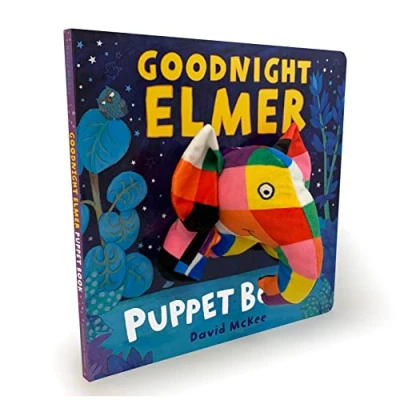 Afbeelding van Goodnight, Elmer Puppet Book