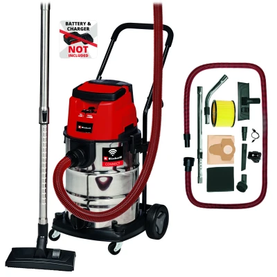 Afbeelding van Einhell TP VC 36/30 S Auto Solo 2347143 Nat en droogzuiger 30 l Zonder accu, lader