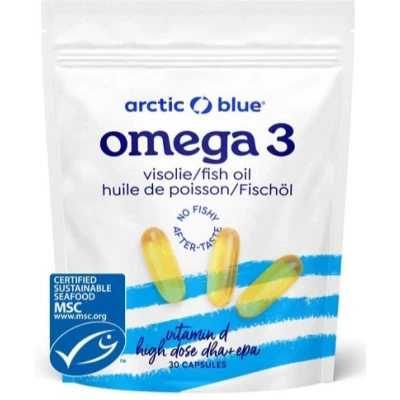Afbeelding van Artic Blue Omega 3 visolie met vitamine D (30 capsules)