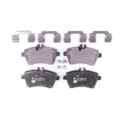 Afbeelding van HELLA 8DB 355 011 381 Remblokkenset Geschikt voor slijtage waarschuwingscontact Met remzadelschroef toebehoren MERCEDES BENZ: B Class, A Class