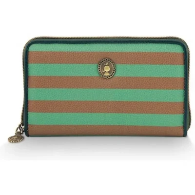 Afbeelding van Pip Studio Portemonnee Willow Wallet Stripe Green