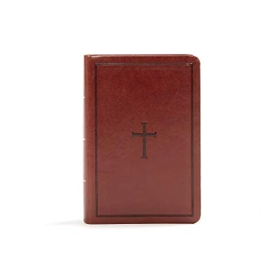 Afbeelding van KJV Large Print Compact Reference Bible, Brown LeatherTouch