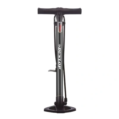 Afbeelding van Dunlop Fietspomp Presta/ Dunlop/ Schrader met 2 Adaptoren Staande Pomp 62,5 cm